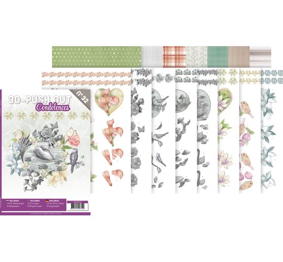 3D punched sheet book "Condolences"