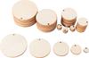 VBS Wooden discs "Size mix", 50 pieces