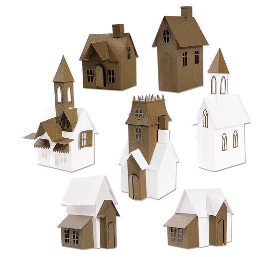 Sizzix Thinlits Ponssjabloon-set "Village Collection by Tim Holtz"