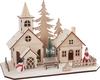 VBS Wooden building kit "Church Walk" incl. Micro-LED string lights
