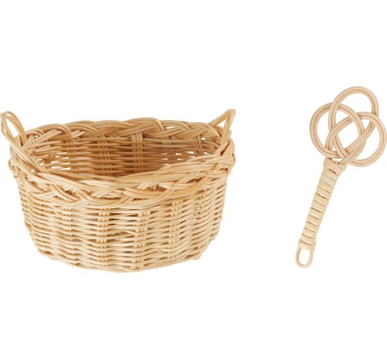 Set lutin « Panier à linge & battoir à tapis »