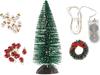 Kit lutins « Sapin illuminé & couronne de Noël »