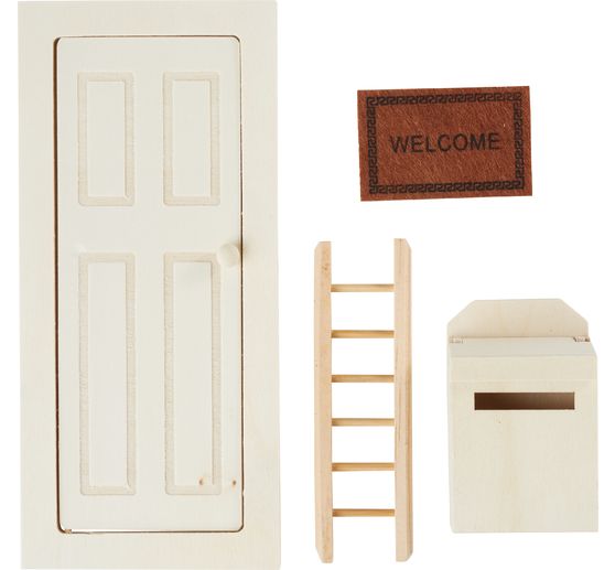 Secret Santa door set "Welcome"