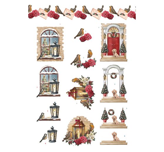 3D stansveldboek "Christmas Village" 