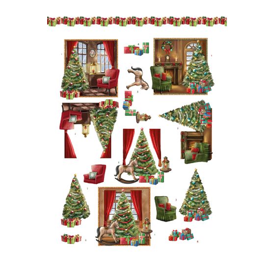 3D stansveldboek "Christmas Village" 