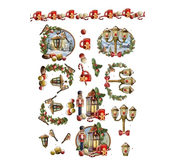 3D stansveldboek "Christmas Village" 