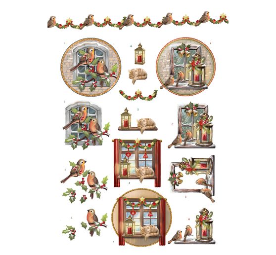 3D stansveldboek "Christmas Village" 