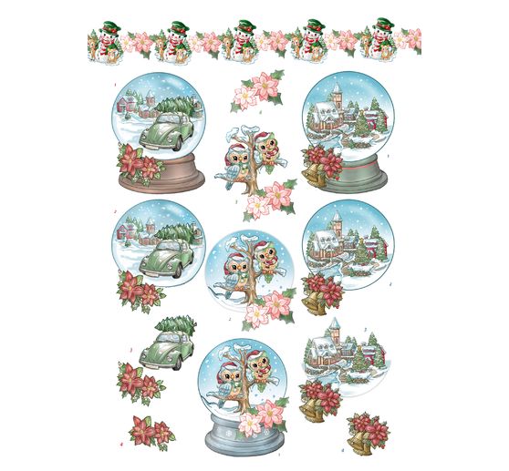 3D stansveldboek "Christmas Village" 