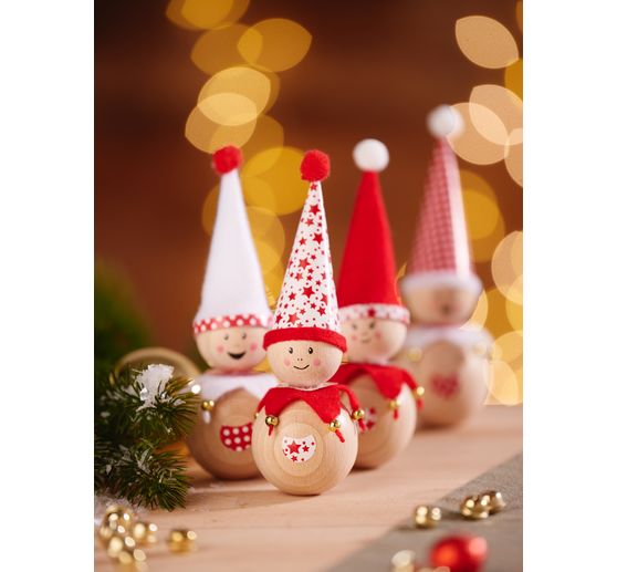 Kit créatif VBS « Lutins en perles en bois »