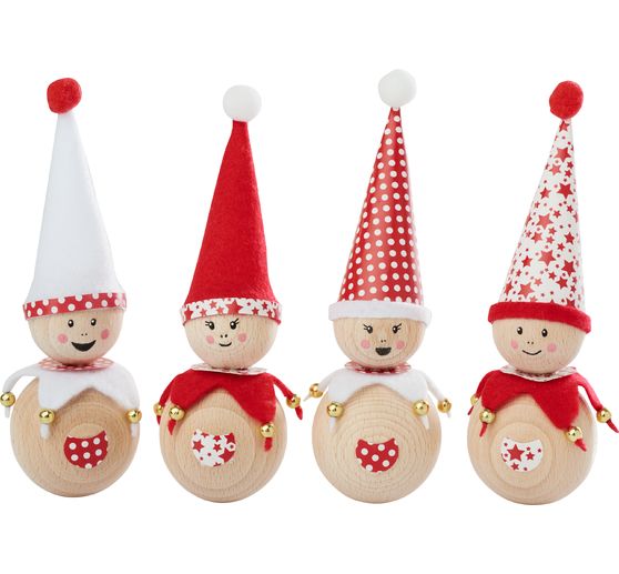 Kit créatif VBS « Lutins en perles en bois »