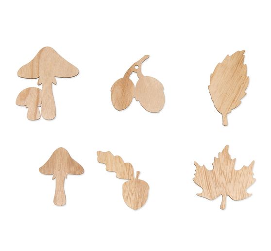 Strooidelen "Paddestoelen en eikels" 