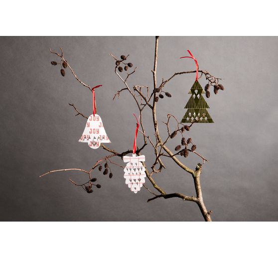 Bloc de papier à motifs « I love Christmas » 