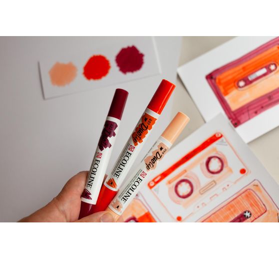 Feutres Duotip Talens Ecoline « Set couleurs secondaires » 