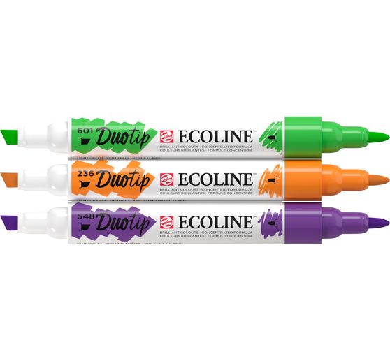 Feutres Duotip Talens Ecoline « Set couleurs secondaires » 