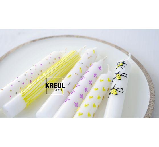 Candle Pen KREUL « Bee Happy », set de 6