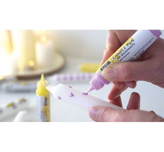 Candle Pen KREUL « Bee Happy », set de 6