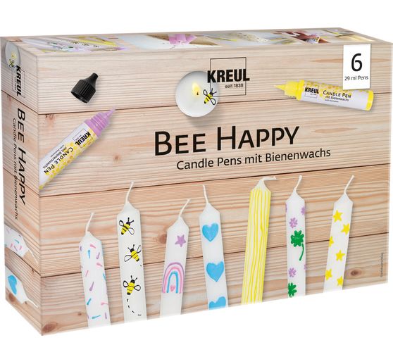 Candle Pen KREUL « Bee Happy », set de 6