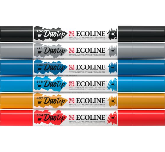 Feutres Duotip Talens Ecoline « Set Urban Landscape » 