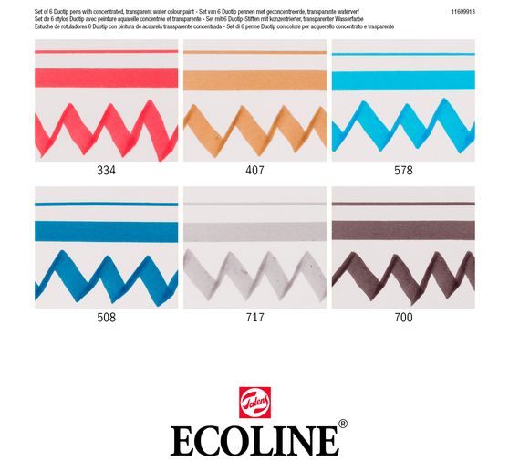 Feutres Duotip Talens Ecoline « Set Urban Landscape » 