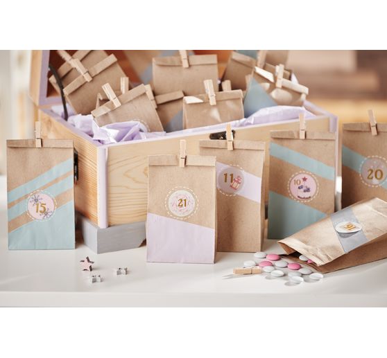VBS Adventskalender set "Pastel"