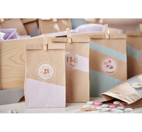 VBS Adventskalender set "Pastel"