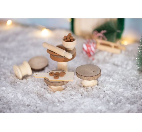 Mini knutselset Secret Santa deur "Koekjes bakken"