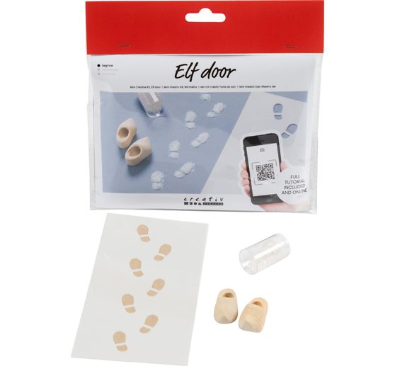 Mini-kit créatif porte de lutin « Empreintes de pas » 