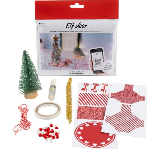 Mini craft set Secret Santa door "Christmas tree"