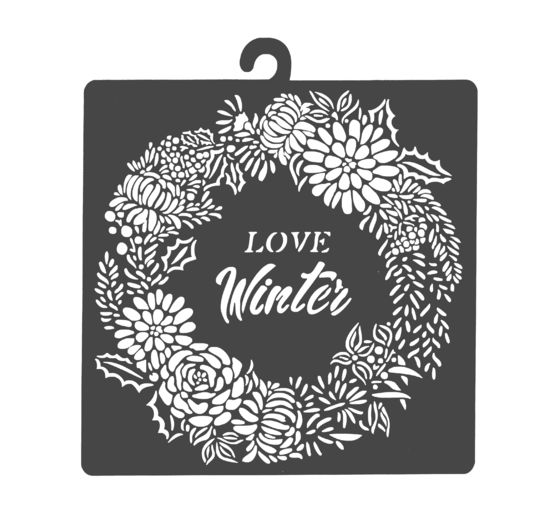 Sjabloon "Love Winter"