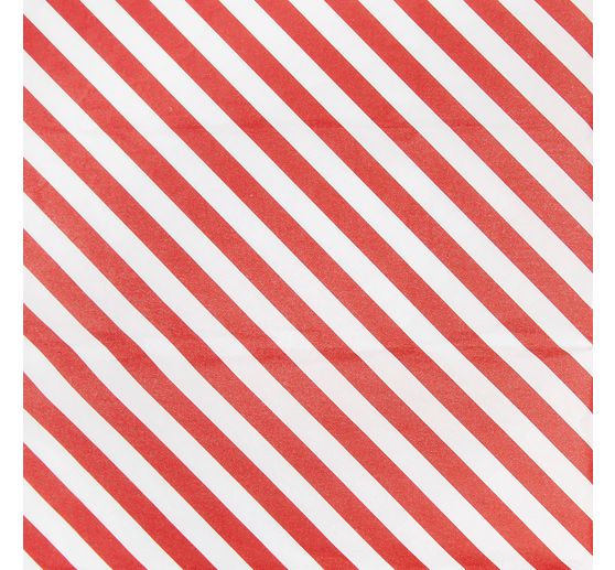 Papier de soie « Rayures rouges/blanches » 