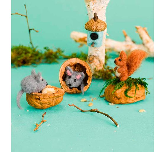 Boek "Filz-Minis mit Naturmaterial (kreativ.kompakt)"