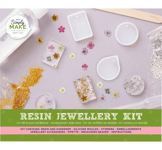 Casting resin creative set "Jewelry pendant"
