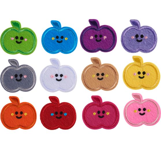 VBS Strijkapplicaties "Appels", 120 stuks