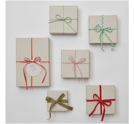Rico Design Linten set "Lucky dip", Rood-Groen