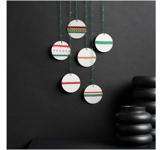 Rico Design Linten set "Lucky dip", Rood-Groen