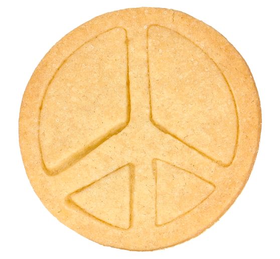 Uitsteken form "Peace"