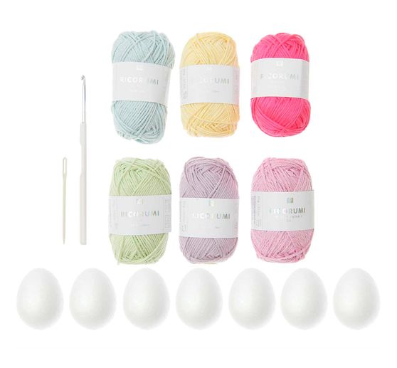 Rico Design Ricorumi Haakset "Paaseieren Pastel"