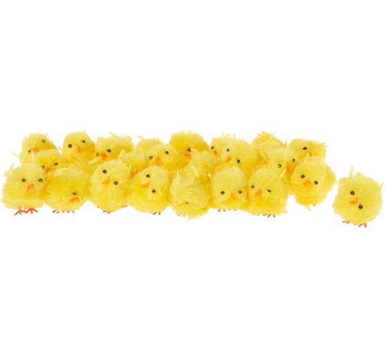 Poussins en fil chenille VBS « H 5 cm », 24 pc.