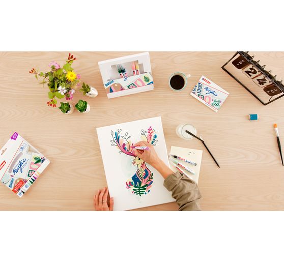 edding Acrylic "Acrylic marker - Basic", set of 12