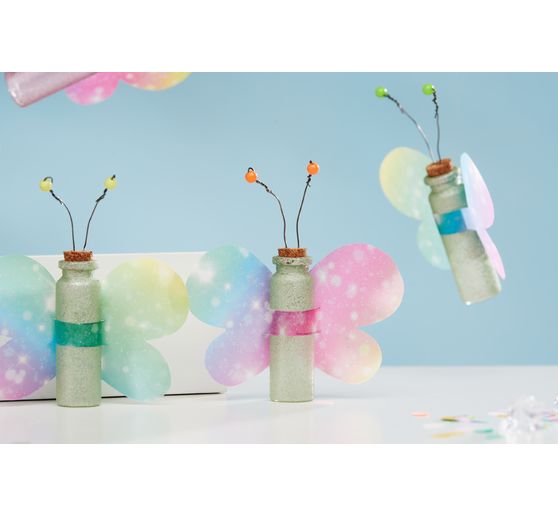 Feuilles de pliage en papier transparent « Poussière de fées »