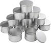 VBS Metal cans / Soap tins "Round", 12 pieces