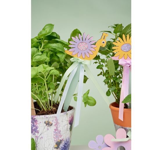 Serviette "Hummeln und Blumen"