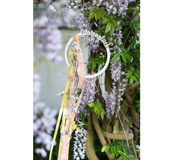Houten ringenset "Tuin geluk"
