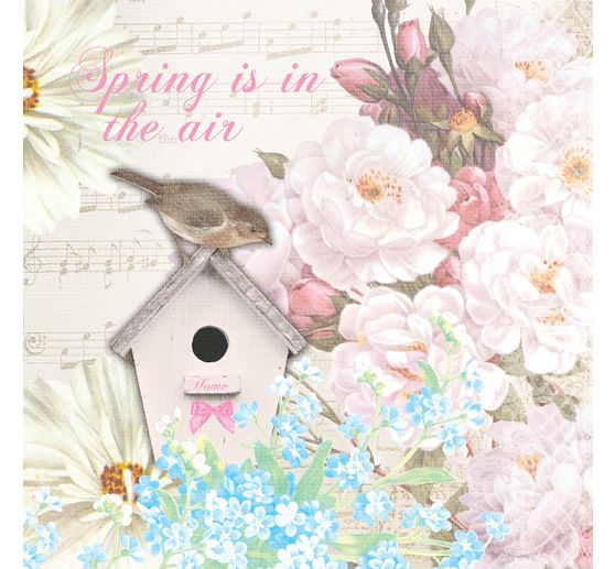 Servet "Romantic Birdhouse"