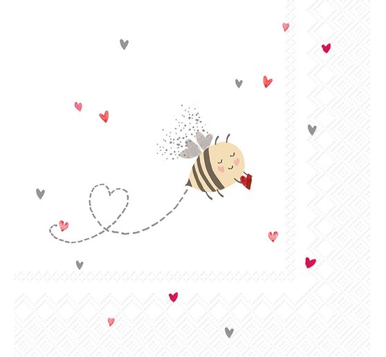 Servet "Bee My Valentine"