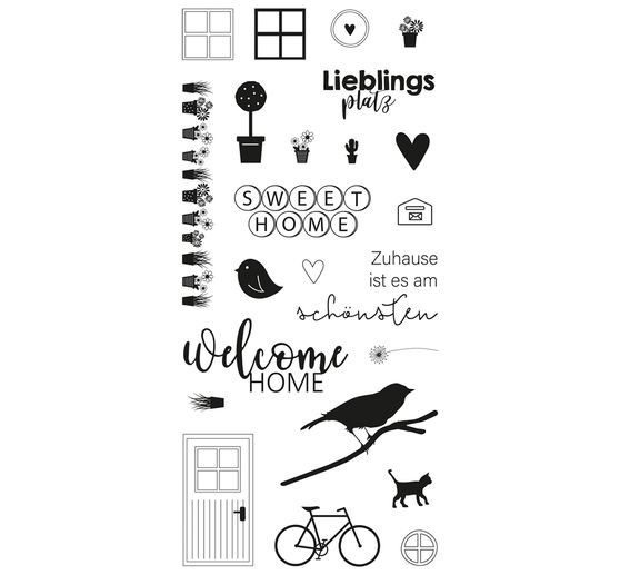 Clear Stamps "Welcome Home"