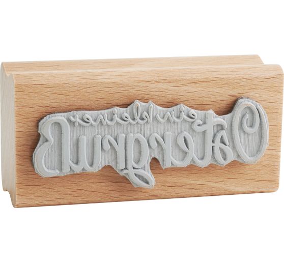 Houten stempel "Ein kleiner Ostergruß" 