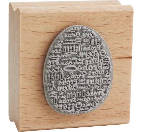Houten stempel "Frohe Ostern"