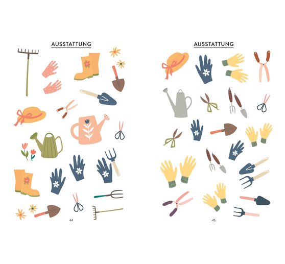 Book "Bullet Journal - Stickerbuch Mein Garten"