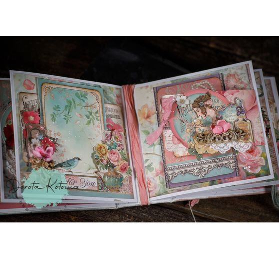 Scrapbook blok "Rose Parfum"